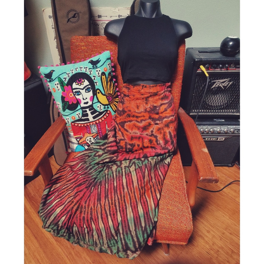 Tie Dye Wrap Skirt (one size fits all)